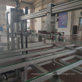 Linha de produção de limpeza de canto de soldagem de janela plástica de estrutura de PVC